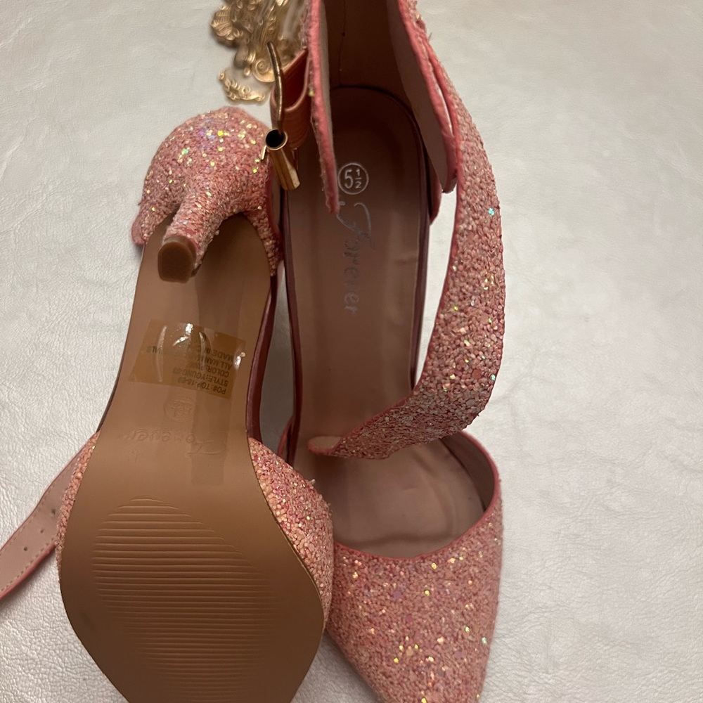 Glittery Pink Heels